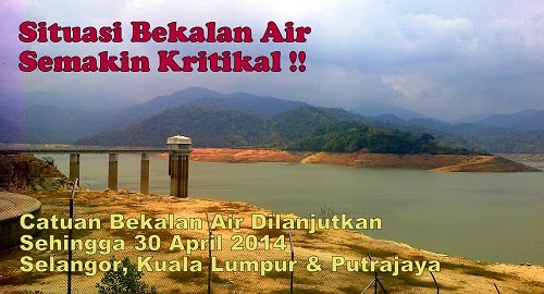 Catuan Bekalan Air di Selangor & KL