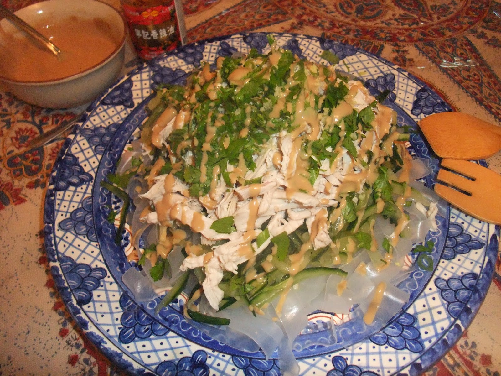 Susan's SavourIt! Pang Pang Chicken Noodle Salad...