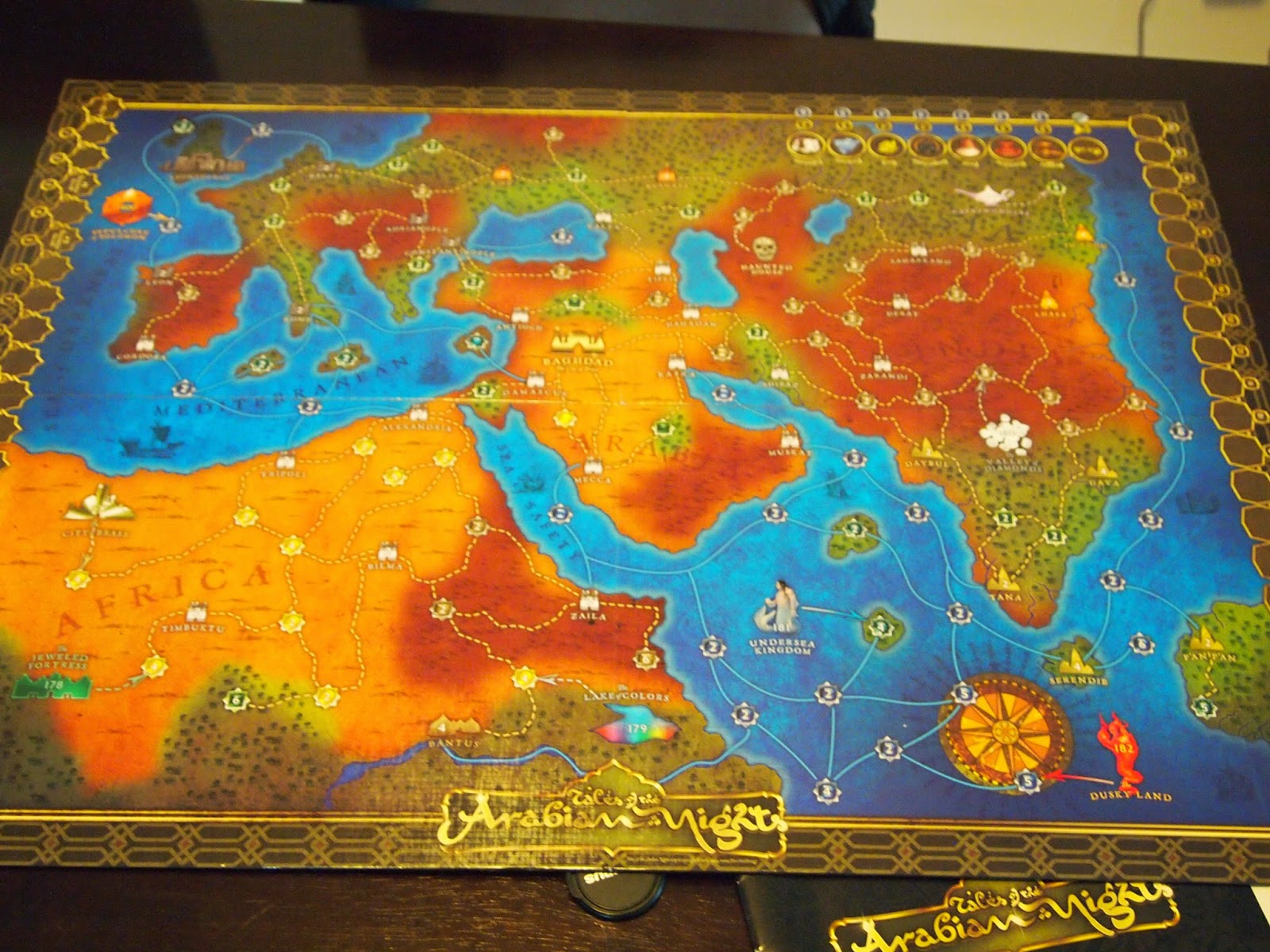 travel, teach, and love board game review tales of arabian nights