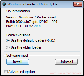 New Windows 7 Activator