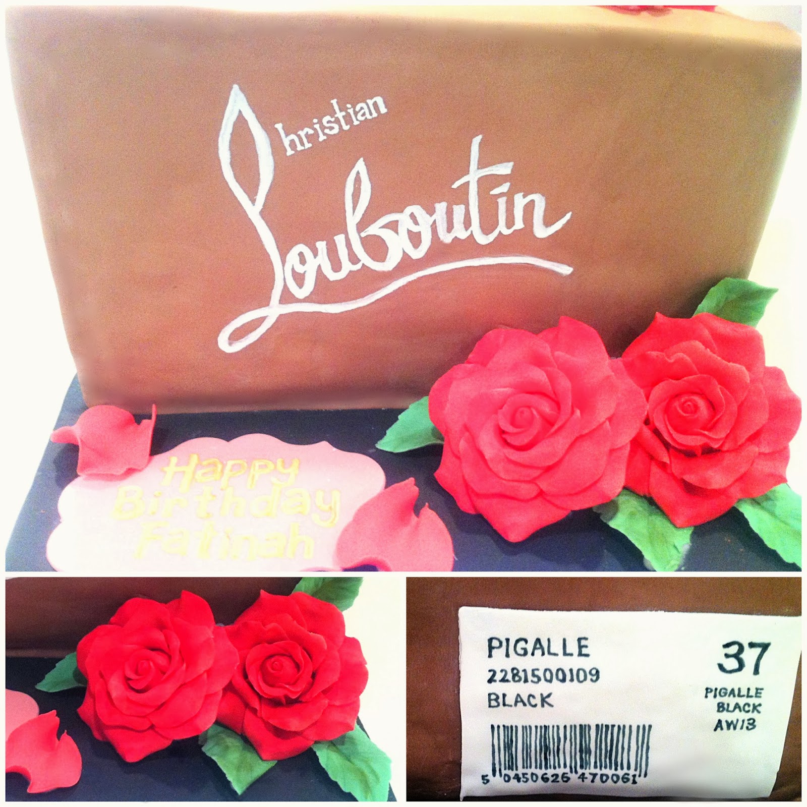 louboutin knock-off - the making of the christian louboutin shoes cake