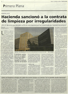 CASO ESABE SEGURIDAD Y LIMPIEZA - RADIOGRAFIA DE UN ESCANDALO - ESABE OCULTO A HACIENDA 8 MILLONES DE EUROS Limpiezas+Esabe+-+La+FE