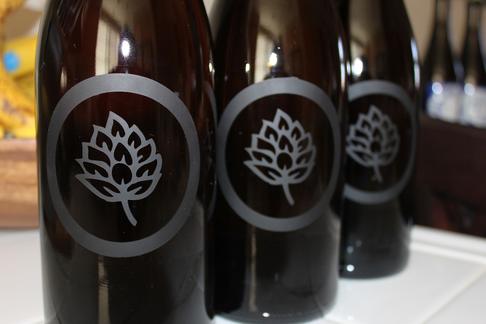 Lewybrewing Glass Bottle Etching Take 2