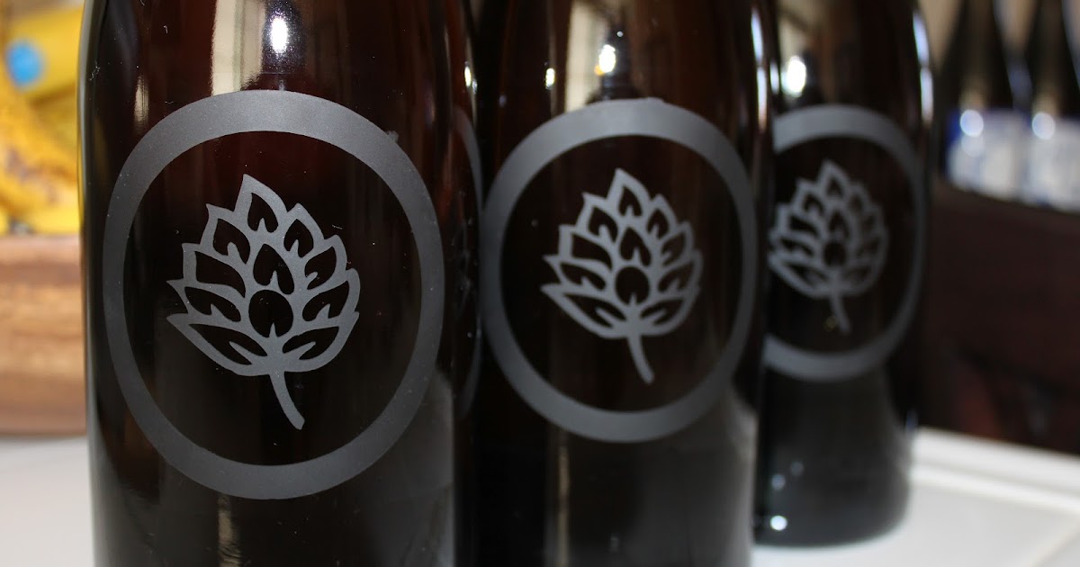 Lewybrewing Glass Bottle Etching Take 2