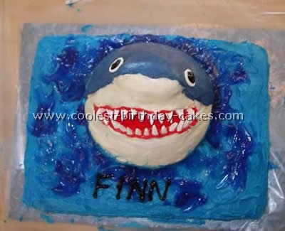 Shark Birthday Cake on Sharkadina Happy Birthday Shark
