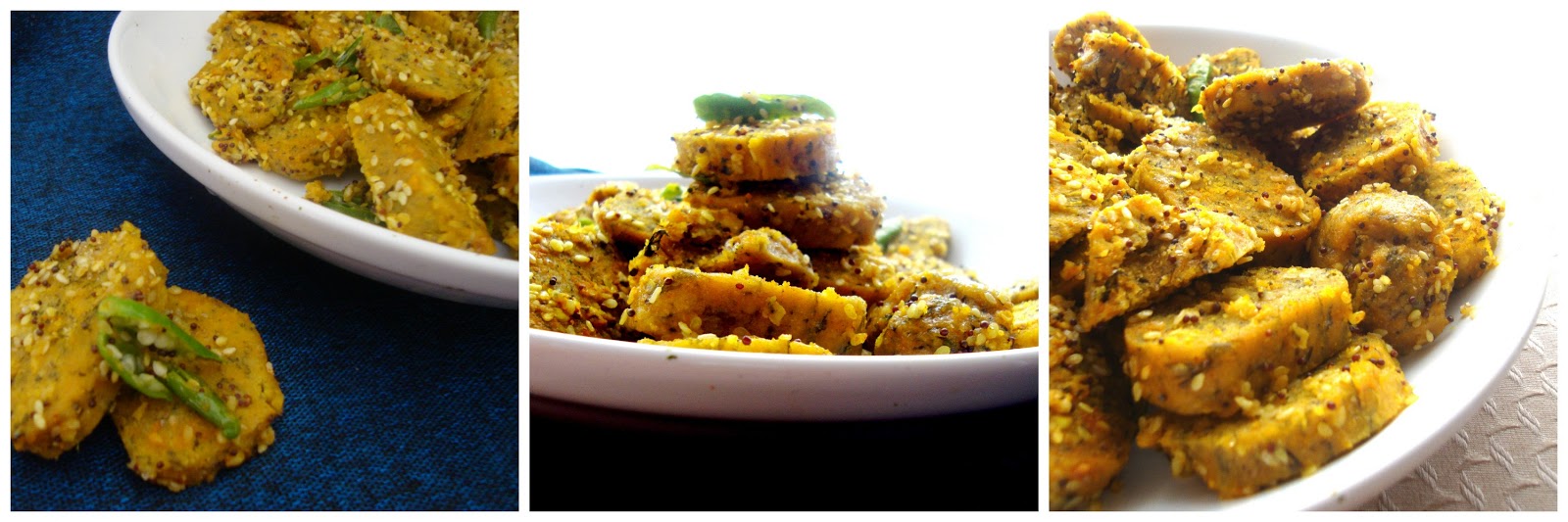 Merry Tummy Spinach Muthiya Gujarati Snack, Steamed Dumplings