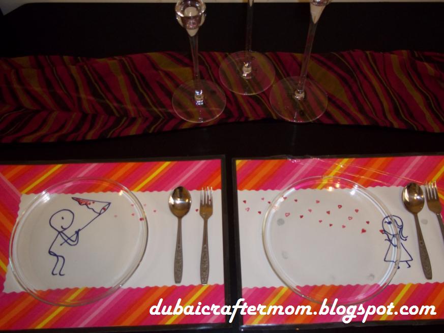 Dubai Crafter Mom Valentine's Day Decor Table Mat
