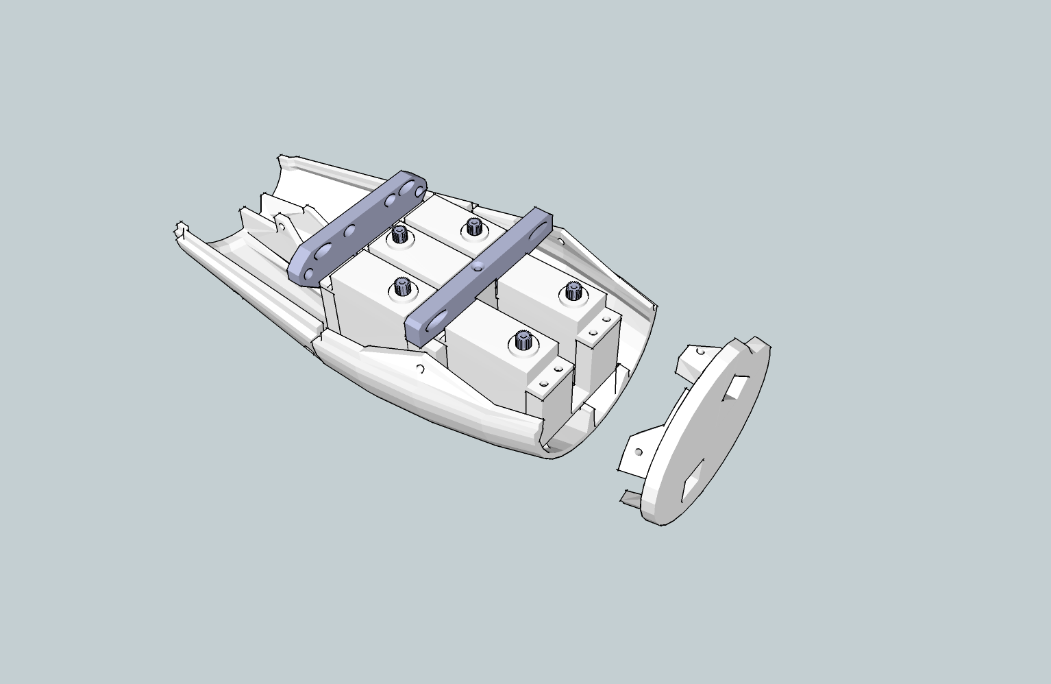 InMoov Simpler Servo Bed
