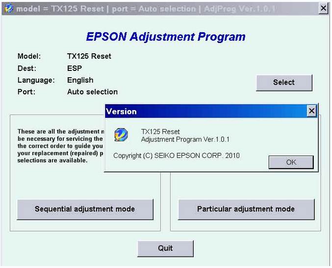 EPSON TX125 (ESP) Ver.1.0.1 Resetter Download EPSON TX125 (ESP) Ver.1.0.1 Resetter Download