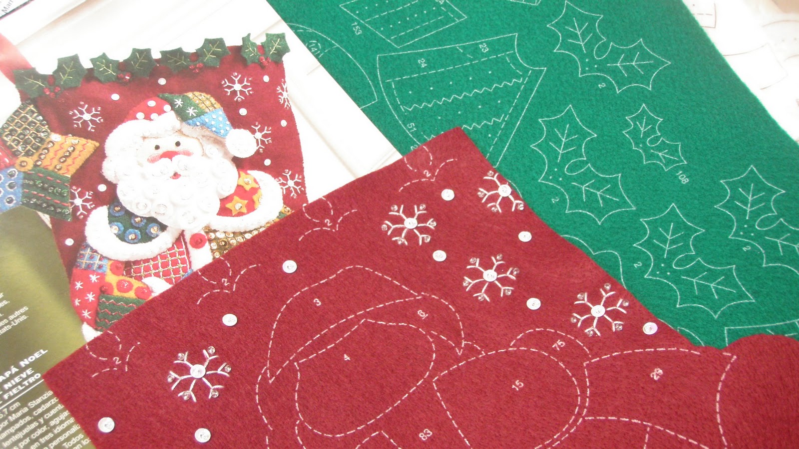 And Sew Forth Making Bucilla Felt Stockings Start Stitching