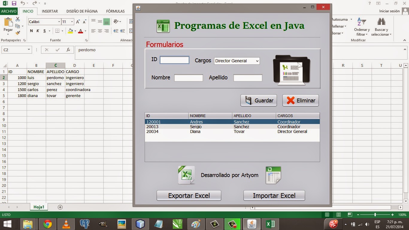 программист Artyom Exportar de JTable a Excel en Java