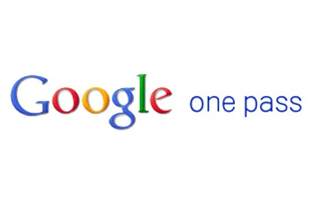 google 1 logo. Google One Pass allows