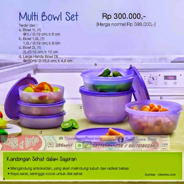 Tupperware Promo November 2014 - Multi Bowl Set Tupperware Promo November 2014 - Multi Bowl Set