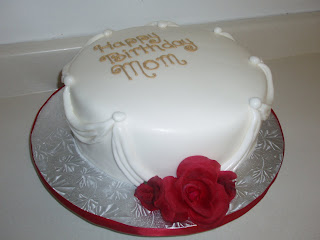 SugarBakers Cake Design: Birthday cake for Mom