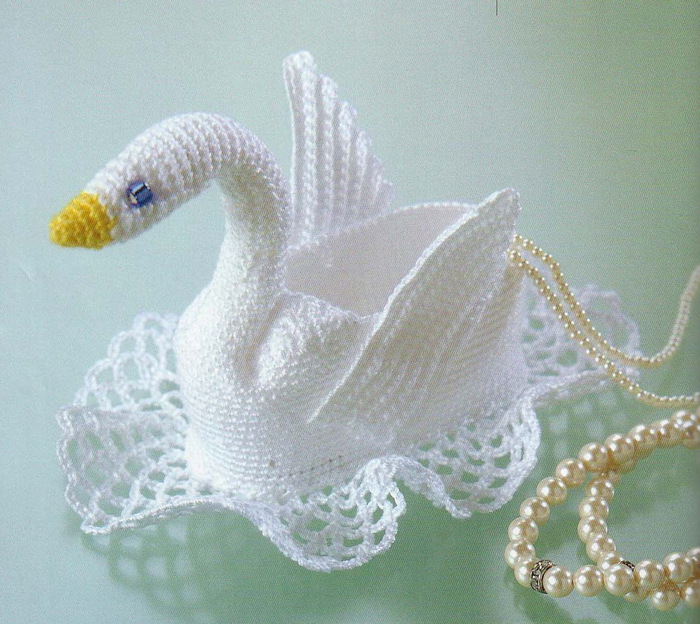 El rincón de las Manualidades de Siry*: Cisne en crochet