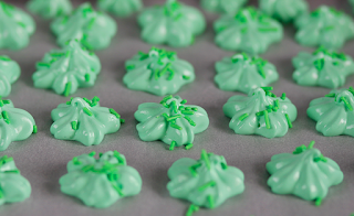 Meringues au citron vert