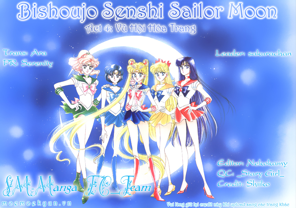 Đọc Manga Sailor Moon Online Tập 1 0001