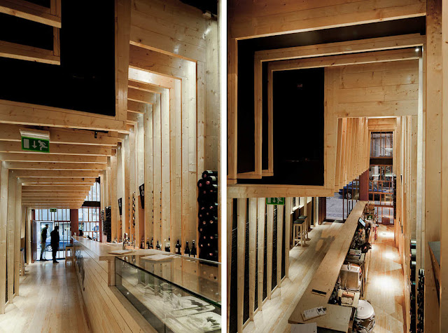 Bar La Boheme, diseño interior en madera|Espacios en madera