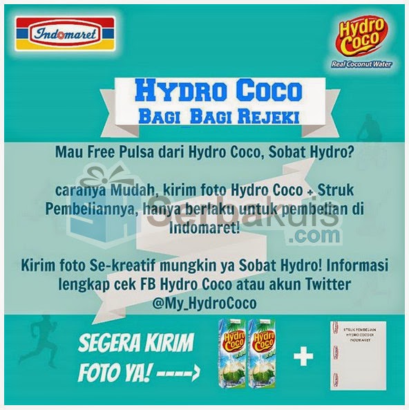 Kontes Foto Bagi-Bagi Rejeki Hydro Coco Hadiah Pulsa / Hari Kontes Foto Bagi-Bagi Rejeki Hydro Coco Hadiah Pulsa / Hari