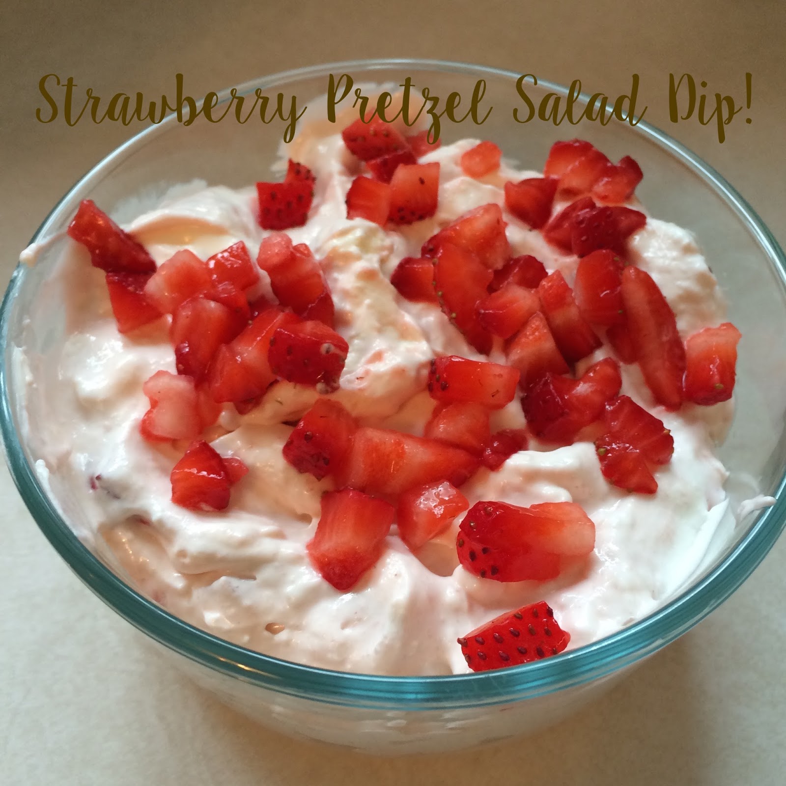 Strawberry Pretzel Salad Dip