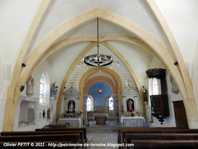 FORCELLES-SAINT-GORGON (54) - L'église de la Conversion de Saint-Paul