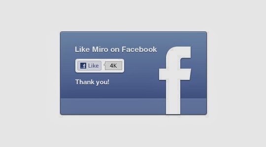 Facebook like UI PSD Facebook like UI PSD