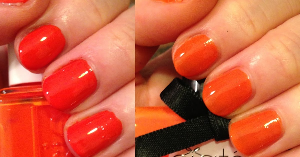 The Beauty of Life Orange Nail Polish Swatches Essie