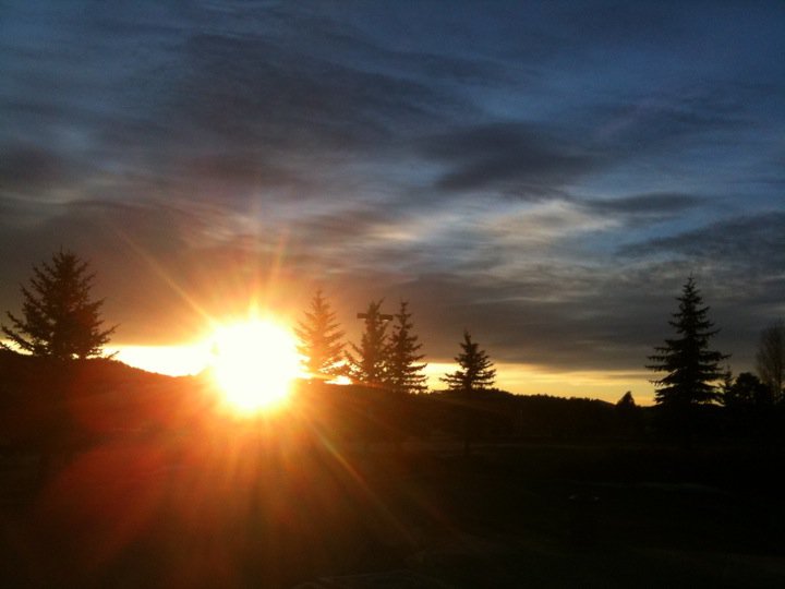 Sunrise from Mountain Sunrise from Mountain