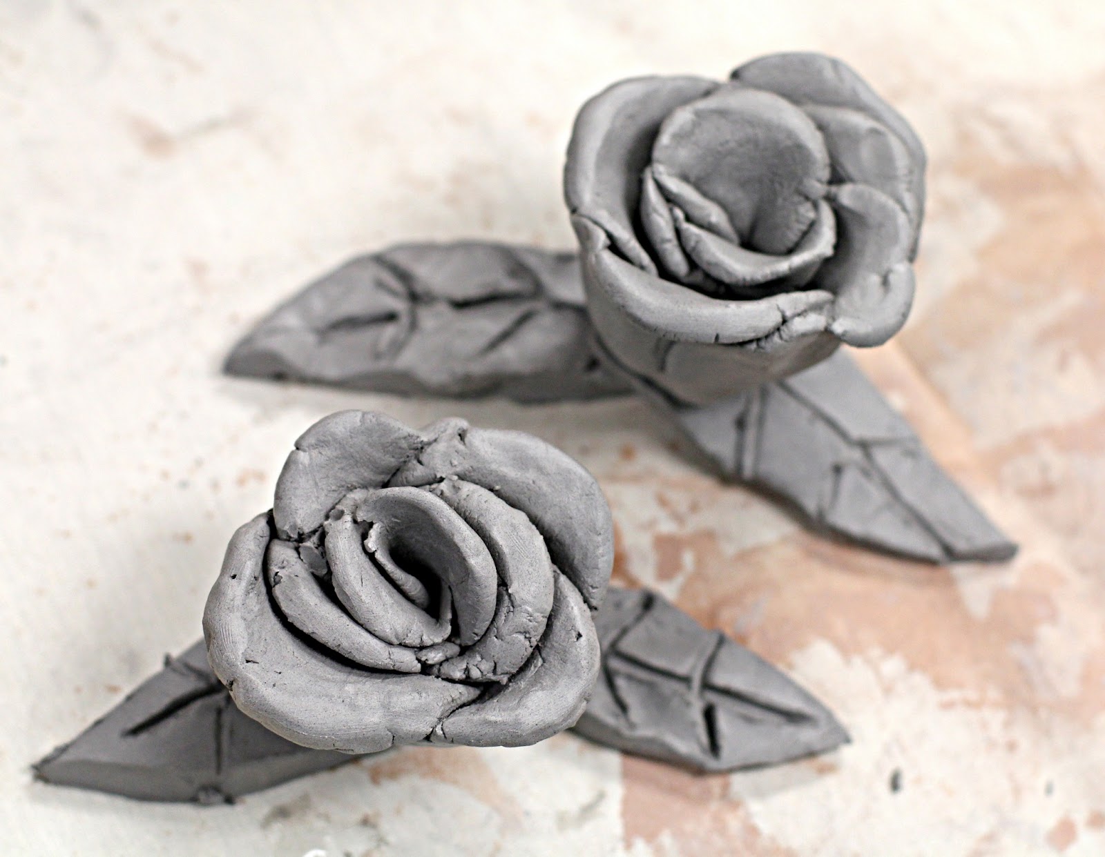 smART Class Clay Roses for Mother's Day
