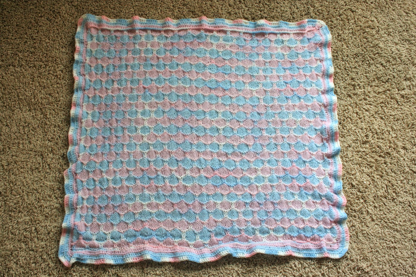 honeycomb baby blanket