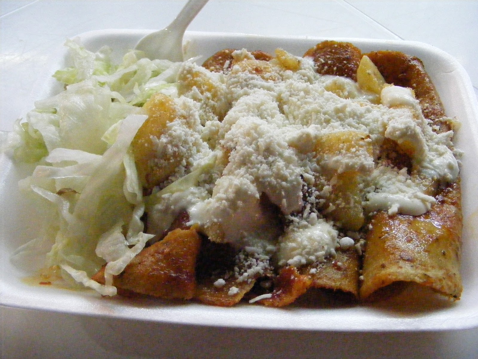 Street Gourmet LA Enchiladas Mexican Food Explained!