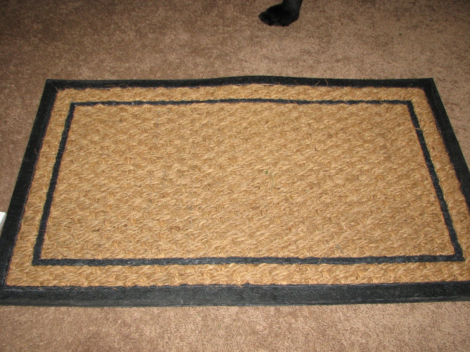 Little Miss Martha My DIY Monogrammed Doormat