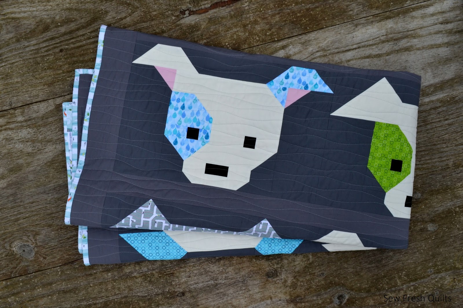 Sew Fresh Quilts Dog Gone Cute maxi quilt finish