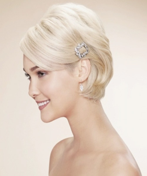 Wedding Hairstyles for Short Hair ----- Short Hair Also Highlights ... Wedding Hairstyles for Short Hair ----- Short Hair Also Highlights ...
