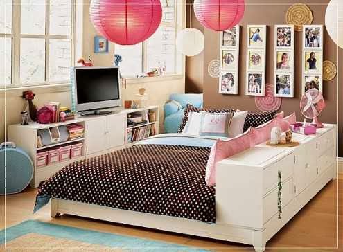 Cool Teenage Bedroom Schemes for Spacious Looks