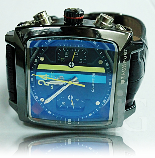 tag heuer monaco 24 leather black blue yellow rp 300 000 tag heuer monaco 24 leather black blue yellow rp 300 000