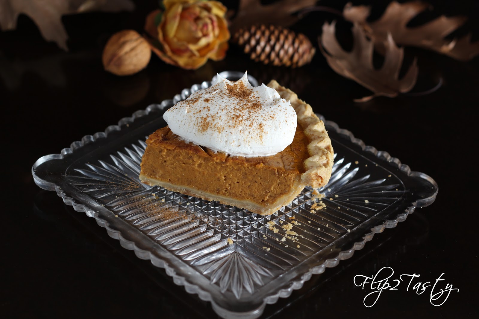 Flipped Oldfashion Pumpkin Pie Flip2Tasty