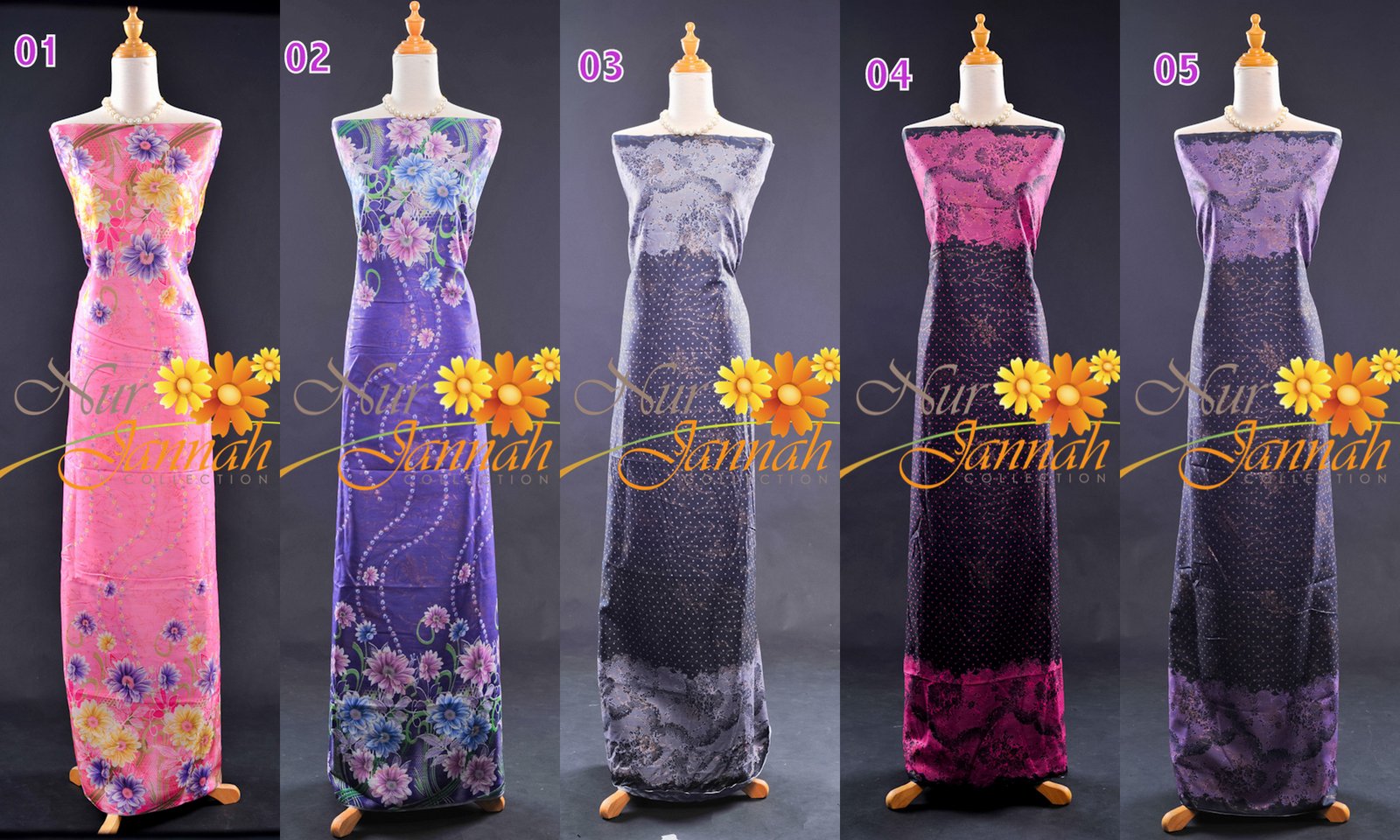 NURJANNAH COLLECTION PEMBORONG KAIN,TUDUNG EXCLUSIVE,TUDUNG, BAJU SIAP