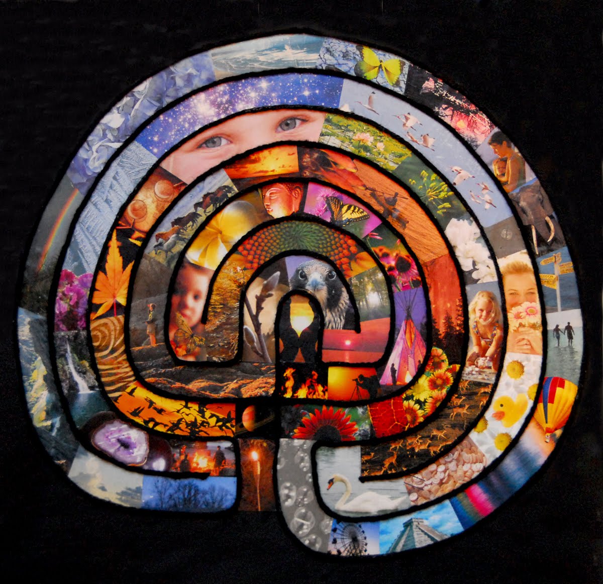 Create your own Collage Labyrinth
