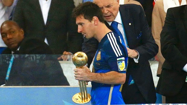 Lionel Messi Golden Ball Winner 2014