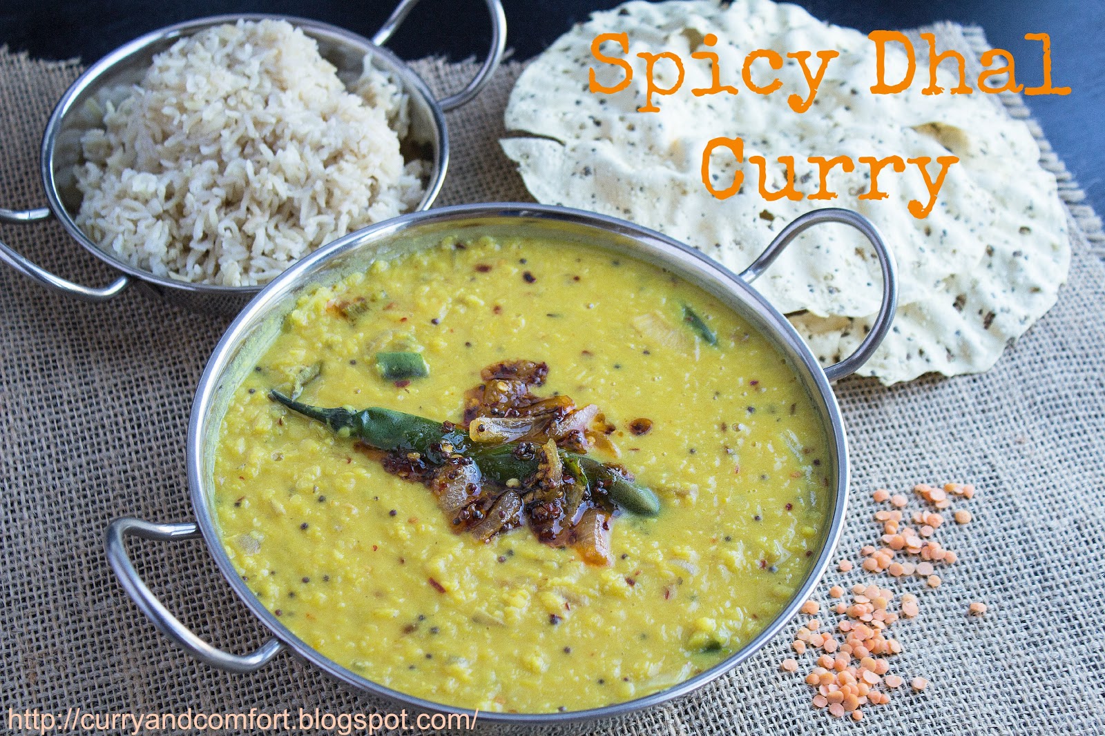 Kitchen Simmer: Spicy Lentil Curry (Sri Lankan Tempered Dhal)
