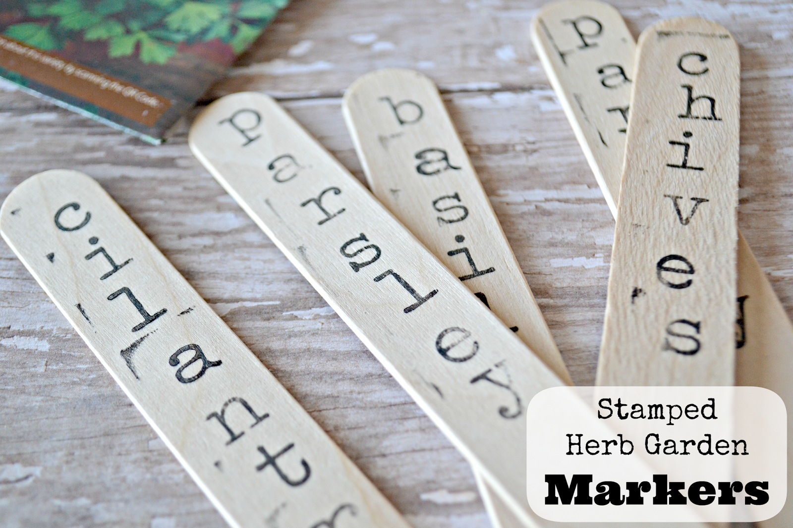 The Life of Jennifer Dawn: Herb Garden Markers