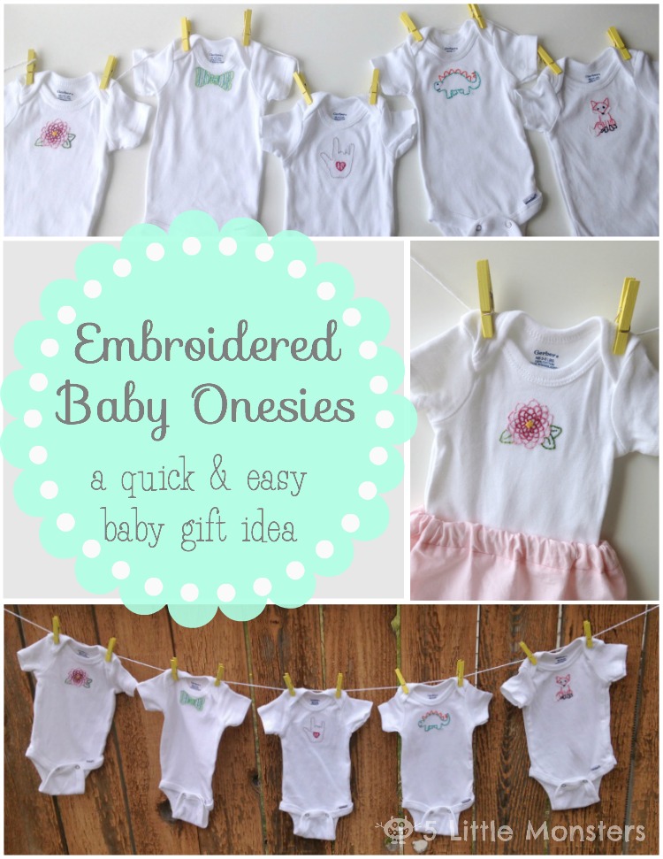 embroidered newborn outfits