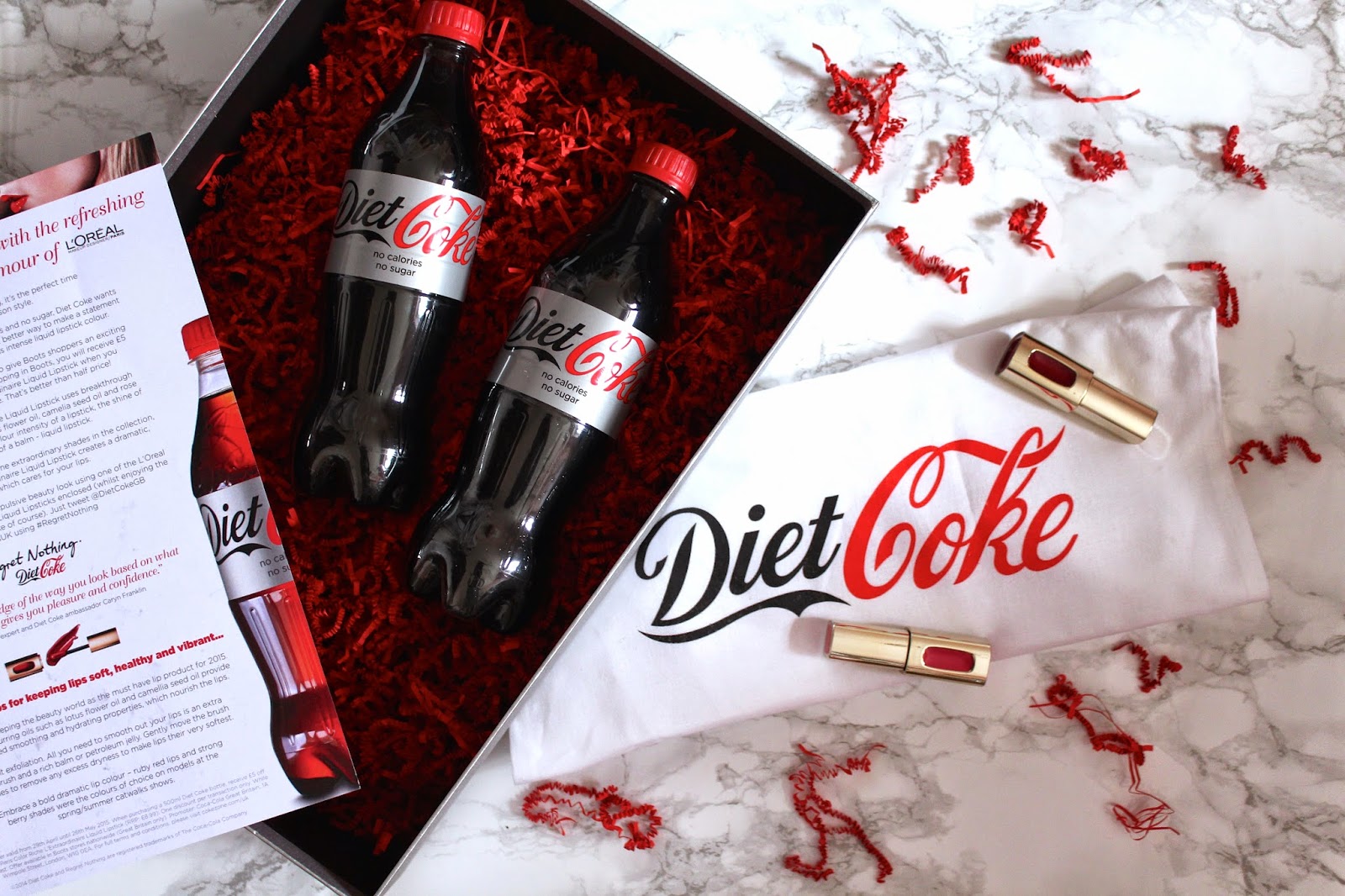 diet coke and loreal campaign