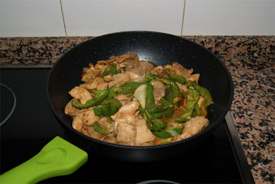 Receta De Carne Con Pimentos Al Wok
