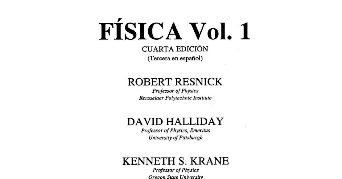 Halliday Fisica 1 Pdf