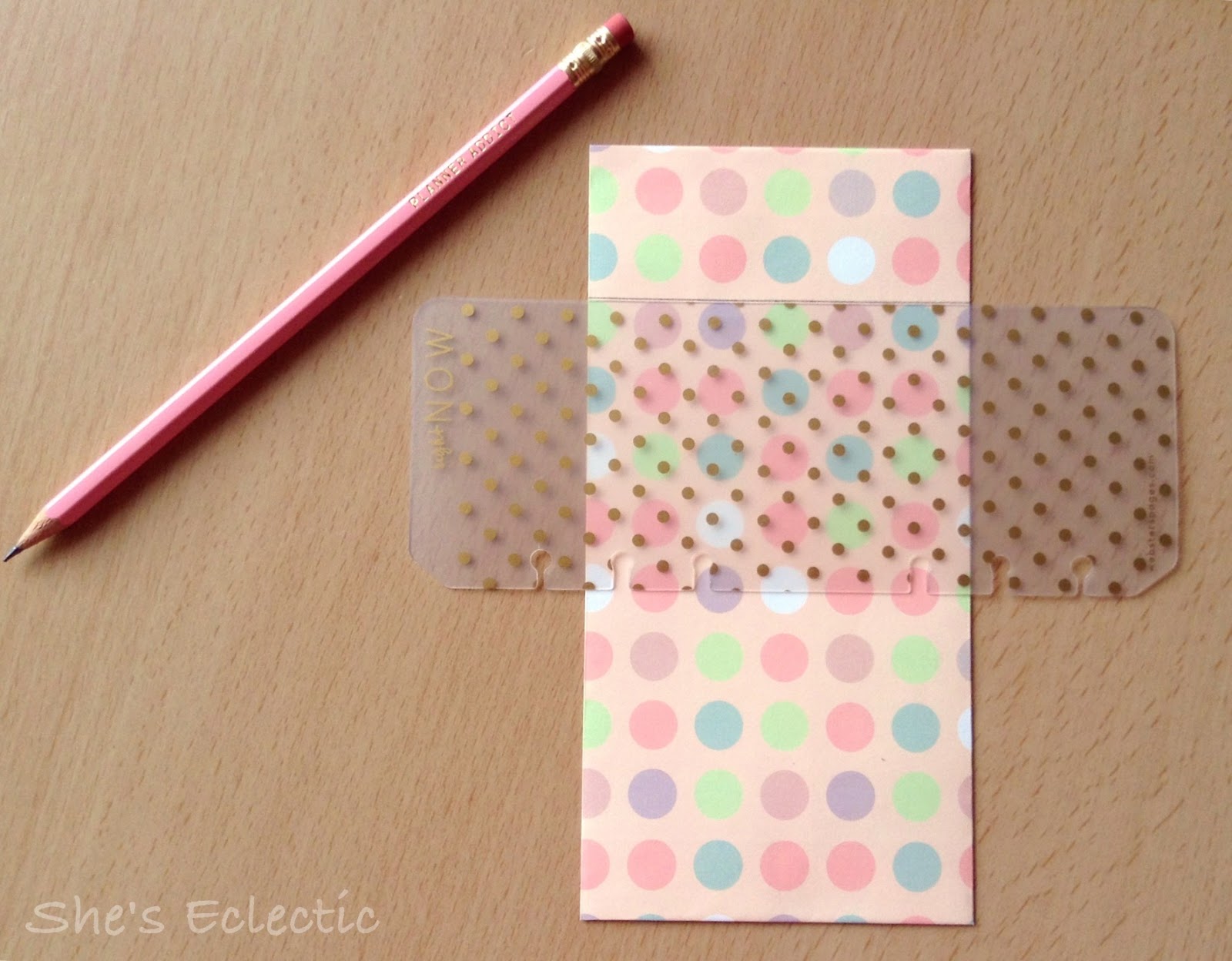She's Eclectic Nu Notebook hack adding a pocket to your notebook