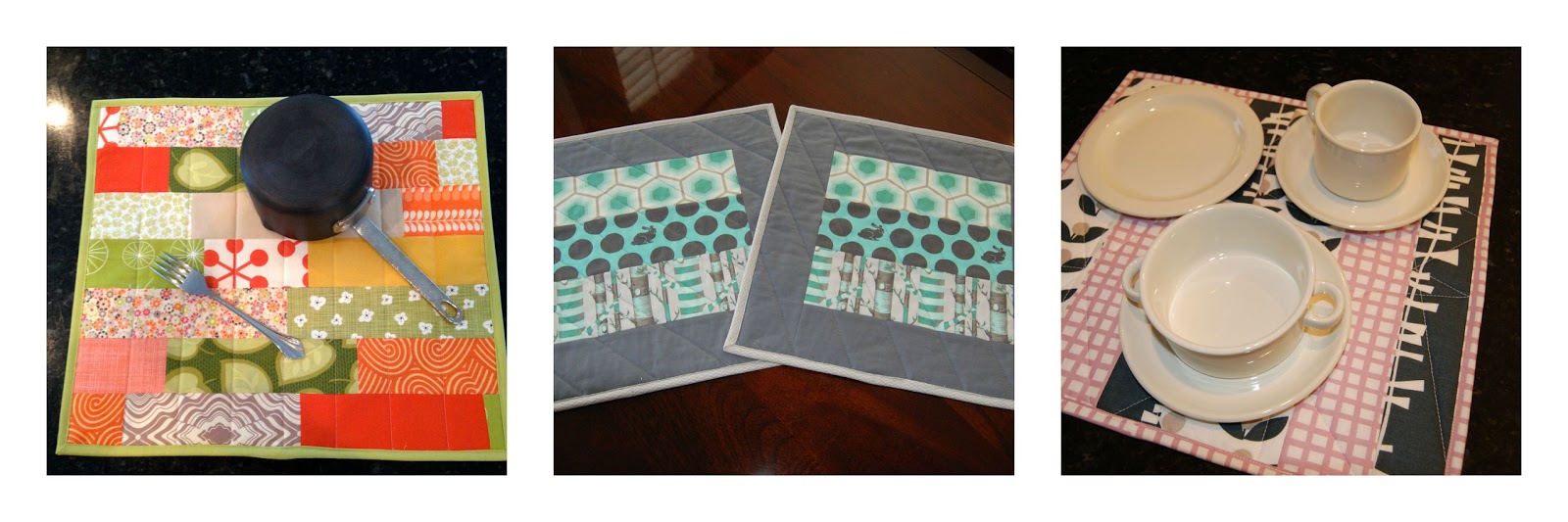 Pedal Sew Lightly Tutorial Cute Quilted Dish Drying Pad