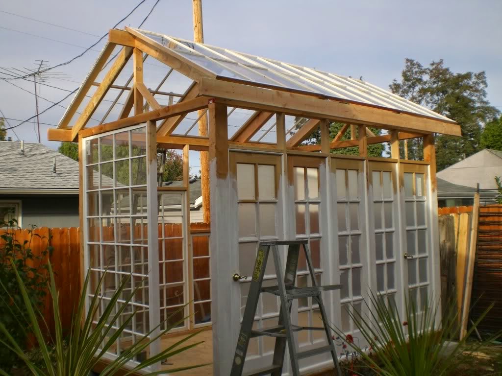 768 #9A6B31 Fairy Tale Whimsical Sheds Created From Old Windows Doors And Recycled image Shed Doors And Windows 41331024
