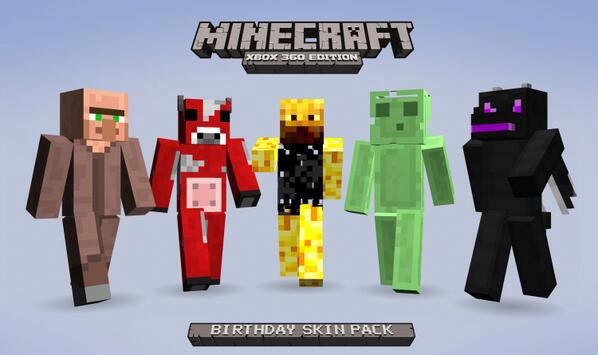 5th Birthday Skin Pack by Minecraft (Minecraft Skin Pack